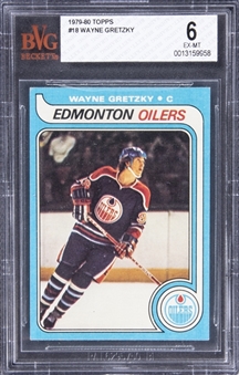 1979/80 Topps #18 Wayne Gretzky Rookie Card – BVG EX-MT 6